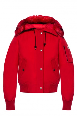 Down jacket with a fur hood, zdjęcie 1 Down jacket with a fur hood od Kenzo